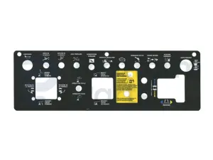 Pegatina, uso, caja de control, Francés
