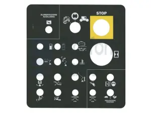 Decal, lower control, Italian