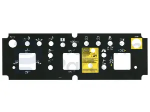 Decal, control, control box, French
