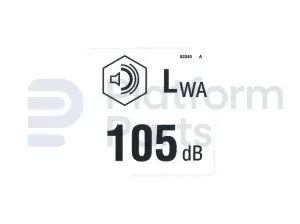Pegatina, 105 DB