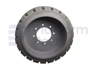 Non-marking wheel, front