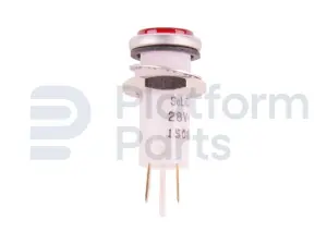 Indicator light, red, 24V