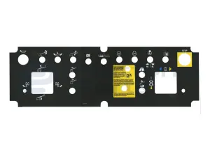 Decal, control, control box, French