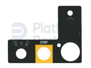 Decal, lower control
