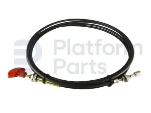 Emergency lowering cable