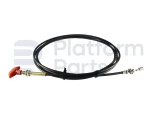 Emergency lowering cable