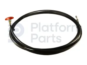 Emergency lowering cable