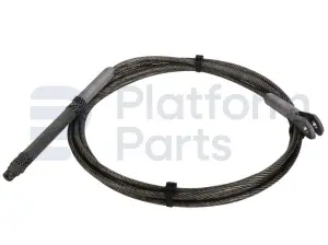 Emergency lowering cable