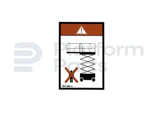Decal, stay clear