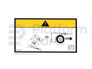 Decal, brake release