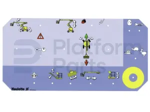 Decal, control, control box