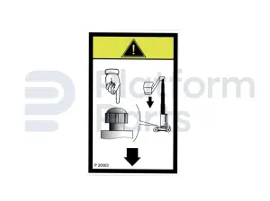 Decal, emergency down