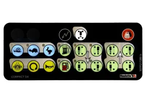 Decal, control, control box