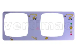 Decal, control, control box