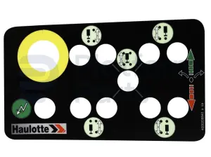 Decal, control, control box
