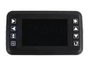 Electronic card, ground control, display