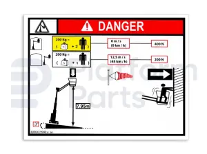 Decal, max capacity 200kg
