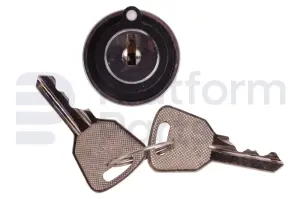 Switch, key, 3P maintained, key removal from left