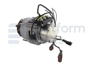 Drive motor, electric