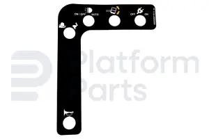 Decal, control, control box