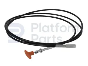 Emergency lowering cable
