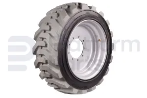 Non-marking tire + rim, foamed, RH