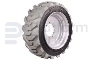 Non-marking tire + rim, foamed, LH