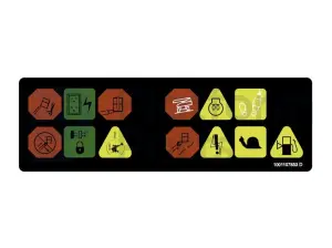 Decal, display, control box