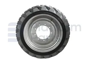 Non-marking tire + rim, foamed, LH