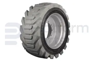 Non-marking tire + rim, foamed, LH