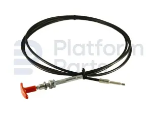 Emergency lowering cable