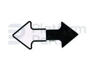 Decal, arrow