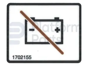 Decal, battery disconnect