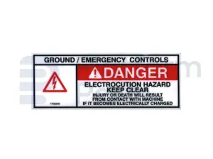Decal, danger