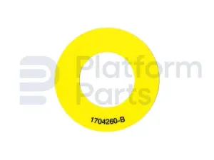 Decal, emergency stop, control box