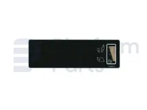 Pegatina, display, caja de control