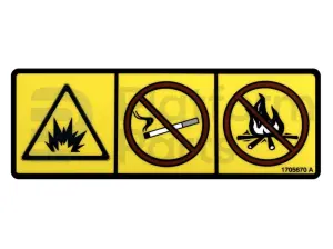 Decal, explosion/fire