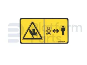 Decal, crushing hazard