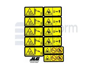 Decal kit, symbol, ES-series