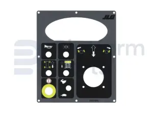 Pegatina, uso, caja de control