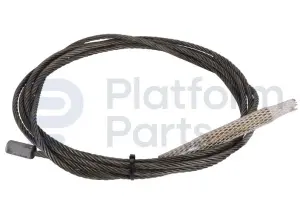 Steel cable, lifting arm