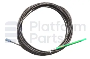 Steel cable, lifting arm