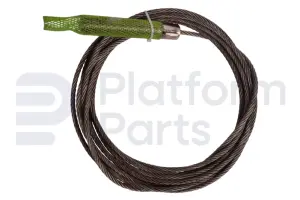 Steel cable, lifting arm
