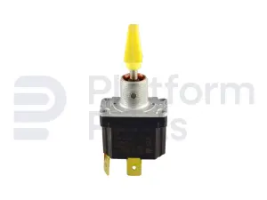 Toggle switch, NONE-OFF-ON, SPST
