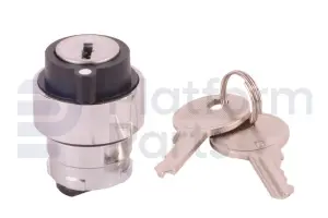 Switch, key, 2P maintained, key removal left
