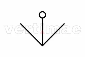 Switch, key, 3P maintained, key removal from center