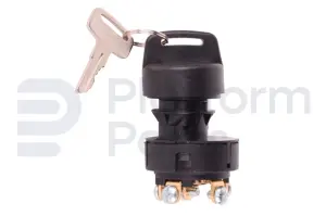 Switch, key, 3P maintained, key removal from center
