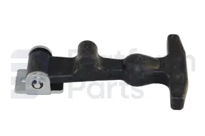 Flexible draw latch rubber