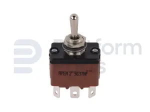 Toggle switch, (ON)-OFF-(ON)