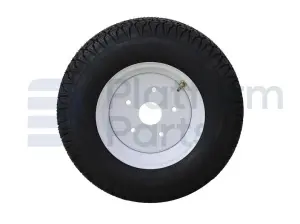 Non-marking tire + rim, foamed